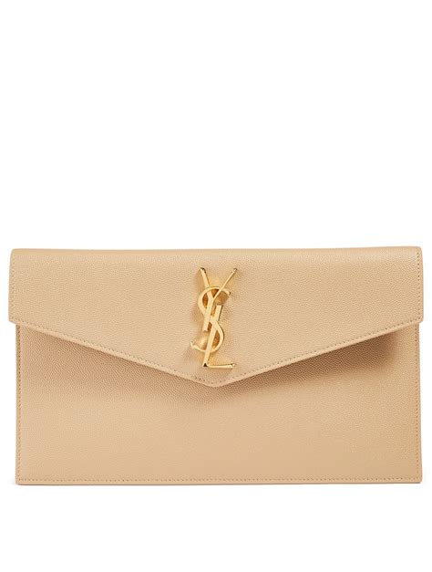 ysl uptown envelope clutch bag|YSL monogram clutch sale.